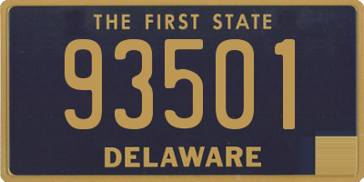 DE license plate 93501