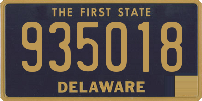 DE license plate 935018