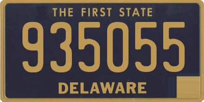 DE license plate 935055