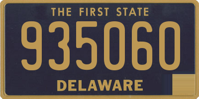 DE license plate 935060
