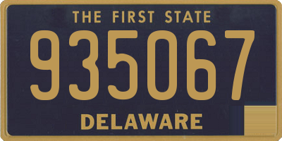 DE license plate 935067