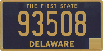 DE license plate 93508