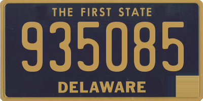 DE license plate 935085