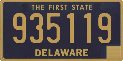 DE license plate 935119