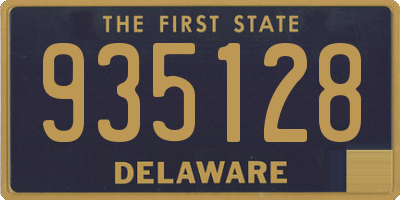 DE license plate 935128