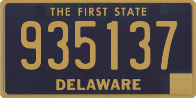 DE license plate 935137