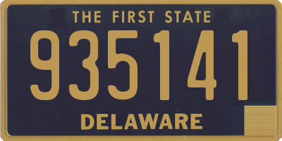 DE license plate 935141