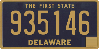 DE license plate 935146