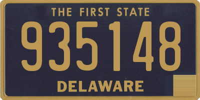 DE license plate 935148