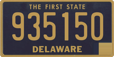 DE license plate 935150
