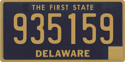 DE license plate 935159