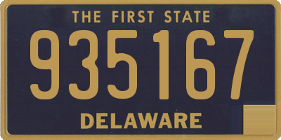 DE license plate 935167
