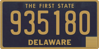 DE license plate 935180