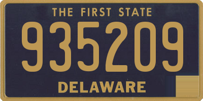 DE license plate 935209