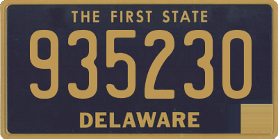 DE license plate 935230