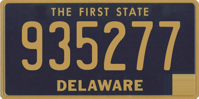 DE license plate 935277