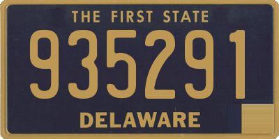 DE license plate 935291