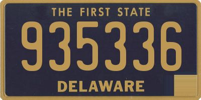 DE license plate 935336
