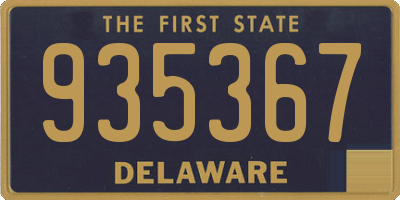 DE license plate 935367