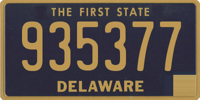 DE license plate 935377