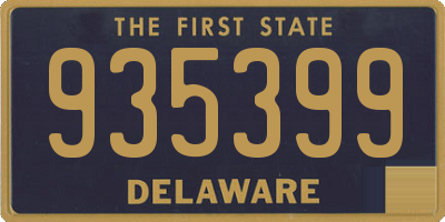 DE license plate 935399