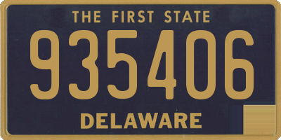 DE license plate 935406