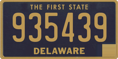 DE license plate 935439
