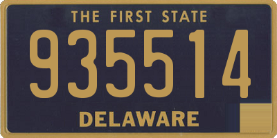 DE license plate 935514