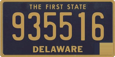 DE license plate 935516