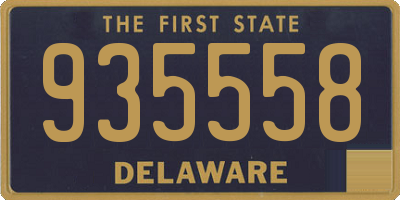 DE license plate 935558