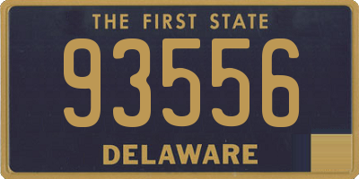 DE license plate 93556