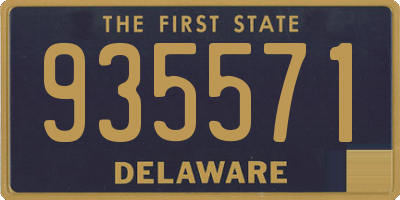 DE license plate 935571