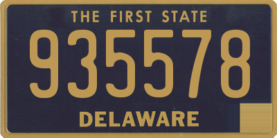 DE license plate 935578