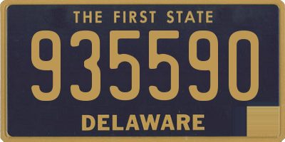 DE license plate 935590