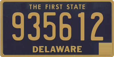 DE license plate 935612