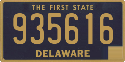 DE license plate 935616