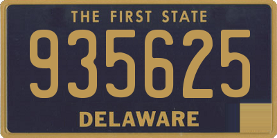 DE license plate 935625