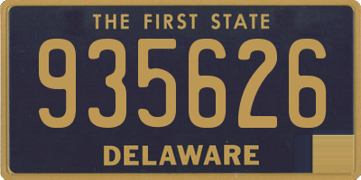 DE license plate 935626