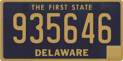 DE license plate 935646