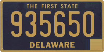 DE license plate 935650