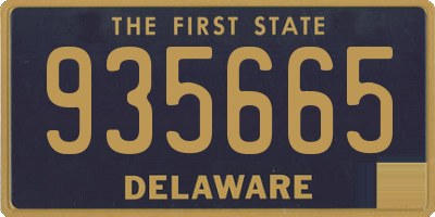 DE license plate 935665