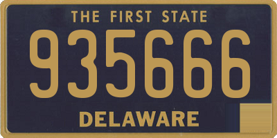 DE license plate 935666