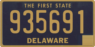 DE license plate 935691