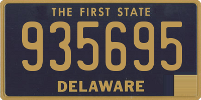 DE license plate 935695