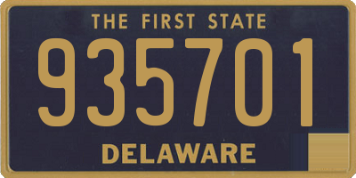 DE license plate 935701