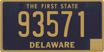 DE license plate 93571