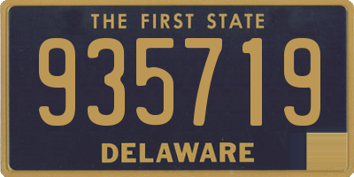 DE license plate 935719