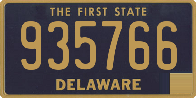 DE license plate 935766