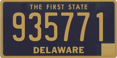 DE license plate 935771