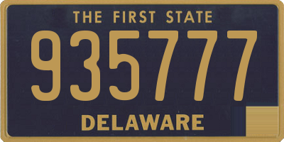 DE license plate 935777